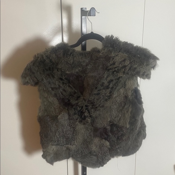 Dyed Rabbit Fur Vest - Picture 5 of 10